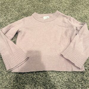 Women's Halston Crewneck Sweater - Light Mauve